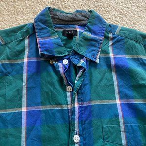 Tartan J. Crew Button Up